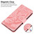 Samsung Galaxy S24 Ultra 5G Tiger Embossing Pattern Flip Leather Phone Case - Pink