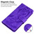 Samsung Galaxy S24 Ultra 5G Tiger Embossing Pattern Flip Leather Phone Case - Purple