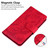 Samsung Galaxy S24 Ultra 5G Tiger Embossing Pattern Flip Leather Phone Case - Red
