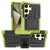 Samsung Galaxy S24 Ultra 5G Tire Texture TPU + PC Phone Case with Holder - Green Samsung Galaxy S24 Ultra 5G Tire Texture TPU + PC Phone Case with Holder - Green