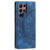 Samsung Galaxy S24 Ultra 5G Totem Embossed Magnetic Leather Phone Case - Blue