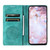 Samsung Galaxy S24 Ultra 5G Totem Embossed Magnetic Leather Phone Case - Green