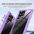 Samsung Galaxy S24 Ultra 5G TPU + PC Lens Protection Phone Case - Purple