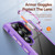 Samsung Galaxy S24 Ultra 5G TPU + PC Lens Protection Phone Case - Purple