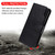 Samsung Galaxy S24 Ultra 5G Tri-Fold 9-Card Wallets Leather Phone Case - Black