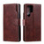 Samsung Galaxy S24 Ultra 5G Tri-Fold 9-Card Wallets Leather Phone Case - Brown