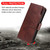 Samsung Galaxy S24 Ultra 5G Tri-Fold 9-Card Wallets Leather Phone Case - Brown