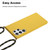 Samsung Galaxy S24 Ultra 5G Wheat Straw Material + TPU Phone Case with Lanyard - Yellow