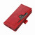 Samsung Galaxy S24 Ultra 5G Wristband Card Slot Leather Phone Case - Red