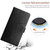 Samsung Galaxy S24 Ultra 5G Y-shaped Pattern Flip Leather Phone Case - Black