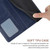 Samsung Galaxy S24 Ultra 5G Y-shaped Pattern Flip Leather Phone Case - Blue