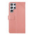 Samsung Galaxy S24 Ultra 5G Y-shaped Pattern Flip Leather Phone Case - Pink