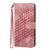Samsung Galaxy S24 Ultra 5G YX0060 Elephant Head Embossed Phone Leather Case with Lanyard - Pink