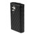Samsung Galaxy S24 Ultra 5G Zipper Multi-Card Wallet Rhombic Leather Phone Case - Black