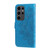 Samsung Galaxy S24 Ultra 7-petal Flowers Embossing Leather Phone Case - Blue