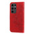 Samsung Galaxy S24 Ultra 7-petal Flowers Embossing Leather Phone Case - Red