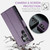 Samsung Galaxy S24 Ultra CaseMe 023 Butterfly Buckle Litchi Texture RFID Anti-theft Leather Phone Case - Pearly Purple