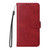 Samsung Galaxy S24 Ultra Classic Calf Texture Flip Leather Phone Case - Red