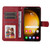 Samsung Galaxy S24 Ultra Classic Calf Texture Flip Leather Phone Case - Red