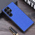 Samsung Galaxy S24 Ultra Cloth Texture PU + TPU Phone Case - Blue