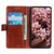 Samsung Galaxy S24 Ultra Copper Buckle Nappa Texture Leather Phone Case - Brown