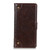 Samsung Galaxy S24 Ultra Copper Buckle Nappa Texture Leather Phone Case - Coffee