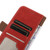 Samsung Galaxy S24 Ultra Crazy Horse Top Layer Cowhide Leather Phone Case - Red