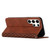 Samsung Galaxy S24 Ultra Diamond Splicing Skin Feel Magnetic Leather Phone Case - Brown