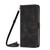 Samsung Galaxy S24 Ultra Dream Triangle Leather Phone Case with Long Lanyard - Black