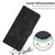 Samsung Galaxy S24 Ultra Dream Triangle Leather Phone Case with Long Lanyard - Black
