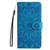 Samsung Galaxy S24 Ultra Embossed Sunflower Leather Phone Case - Blue