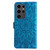 Samsung Galaxy S24 Ultra Embossed Sunflower Leather Phone Case - Blue