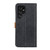 Samsung Galaxy S24 Ultra European Floral Embossed Leather Phone Case - Black
