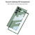 Samsung Galaxy S24 Ultra GKK Plating Transparent TPU Phone Case, Without pen - Green