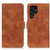 Samsung Galaxy S24 Ultra KHAZNEH Retro Texture Horizontal Flip Leather Phone Case - Brown