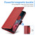 Samsung Galaxy S24 Ultra LC.IMEEKE Skin-friendly Card Slots Leather Phone Case - Red