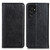 Samsung Galaxy S24 Ultra Magnetic Crazy Horse Texture Leather Phone Case - Black