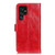 Samsung Galaxy S24 Ultra Retro Crazy Horse Texture Leather Phone Case - Red