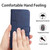 Samsung Galaxy S24 Ultra Stitching Calf Texture Buckle Leather Phone Case - Blue