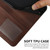 Samsung Galaxy S24 Ultra Stitching Calf Texture Buckle Leather Phone Case - Brown