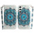 Samsung Galaxy S24+ 5G 3D Colored Horizontal Flip Leather Phone Case - Peacock Wreath