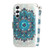 Samsung Galaxy S24+ 5G 3D Colored Horizontal Flip Leather Phone Case - Peacock Wreath