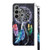 Samsung Galaxy S24+ 5G 3D Painted Leather Phone Case - Colorful Dreamcatcher