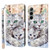 Samsung Galaxy S24+ 5G 3D Painted Leather Phone Case - Two Loving Cats