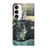 Samsung Galaxy S24+ 5G 3D Painting Pattern Flip Leather Phone Case - Cat Tiger