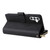 Samsung Galaxy S24+ 5G 9-Card Slots Zipper Wallet Bag Leather Phone Case - Black