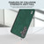 Samsung Galaxy S24+ 5G ABEEL Elegant Series PU Leather Black Edge Phone Case - Green