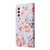 Samsung Galaxy S24+ 5G Bronzing Painting RFID Leather Case - Pastoral Rose