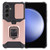 Samsung Galaxy S24+ 5G Camera Shield Card Slot PC+TPU Phone Case - Rose Gold