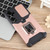 Samsung Galaxy S24+ 5G Camera Shield Card Slot PC+TPU Phone Case - Rose Gold